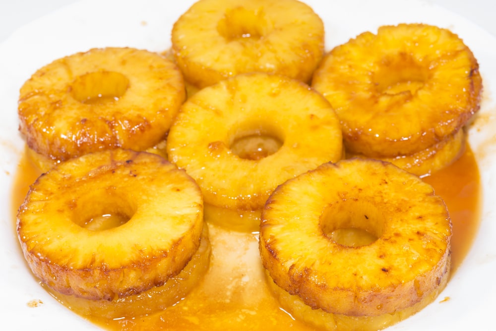 Pineapple Slices with Cinnamon Recipe